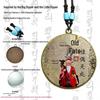 4cm Peach Blossom Old Man of the Moon Harmony Amulet for Couples