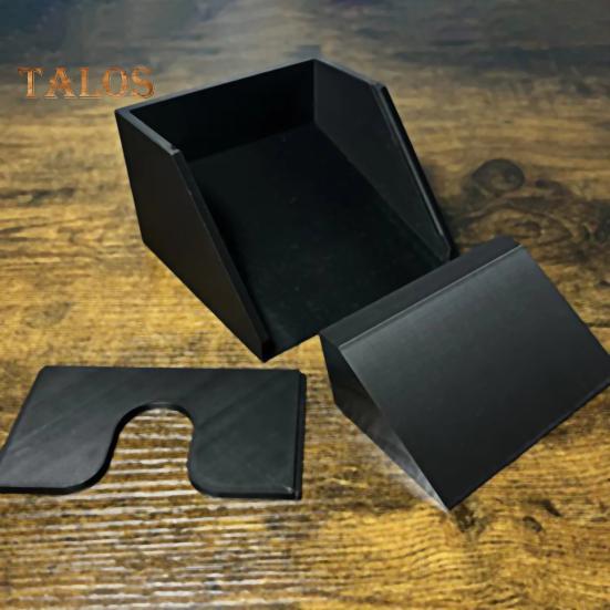 Distribuidor de cartas de pôquer portátil, tamanho padrão, suporte para sapatos, bandeja de descarte transparente, acessório para mesa de jogos de tabuleiro de cassino