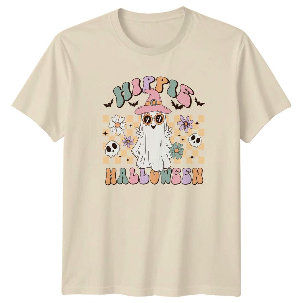 Hippis Halloween TShirt Groovy Ghost Halloween Halloween Gift For Him And Her