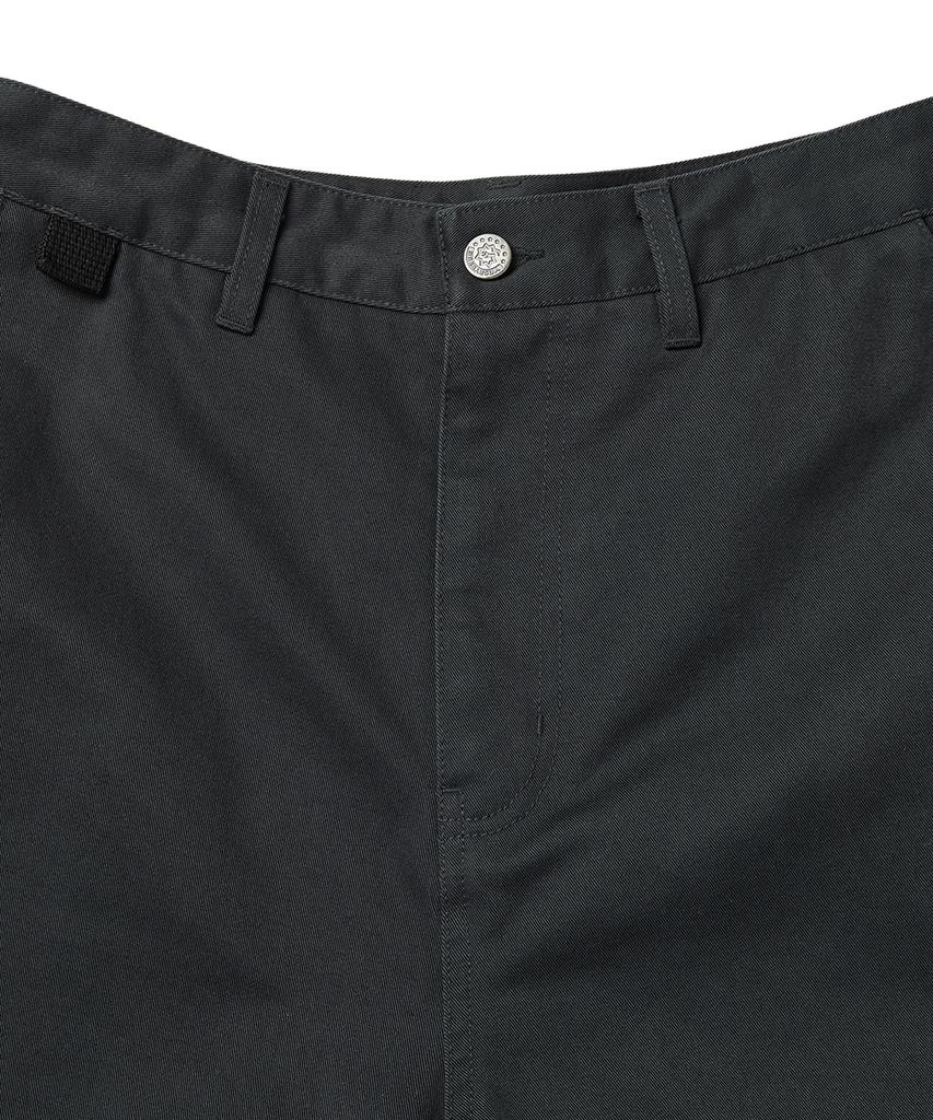 YESEYESEE Side Stripe Work Pants Charcoal