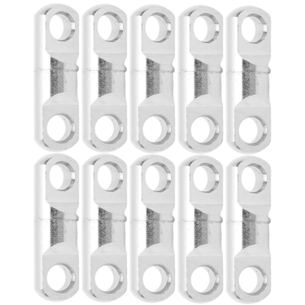 10PCS Heavy Duty Fishing Swivels Stainless Steel Fishing Hook Connector Saltwater Fishing 29mm