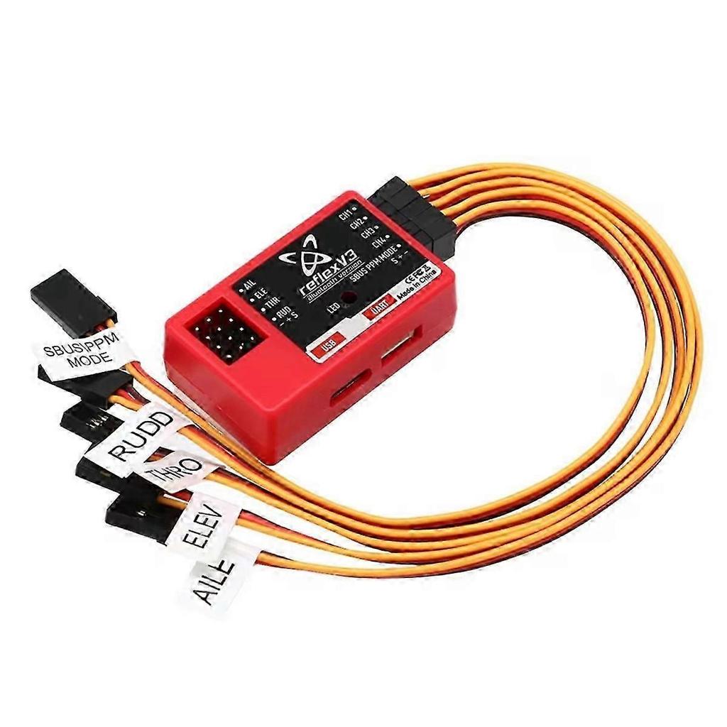 For FMS Reflex V3 Flight Controller Gyro Stabilizer RC Aircraft FMS Warbird Fixed Gyro Functionality