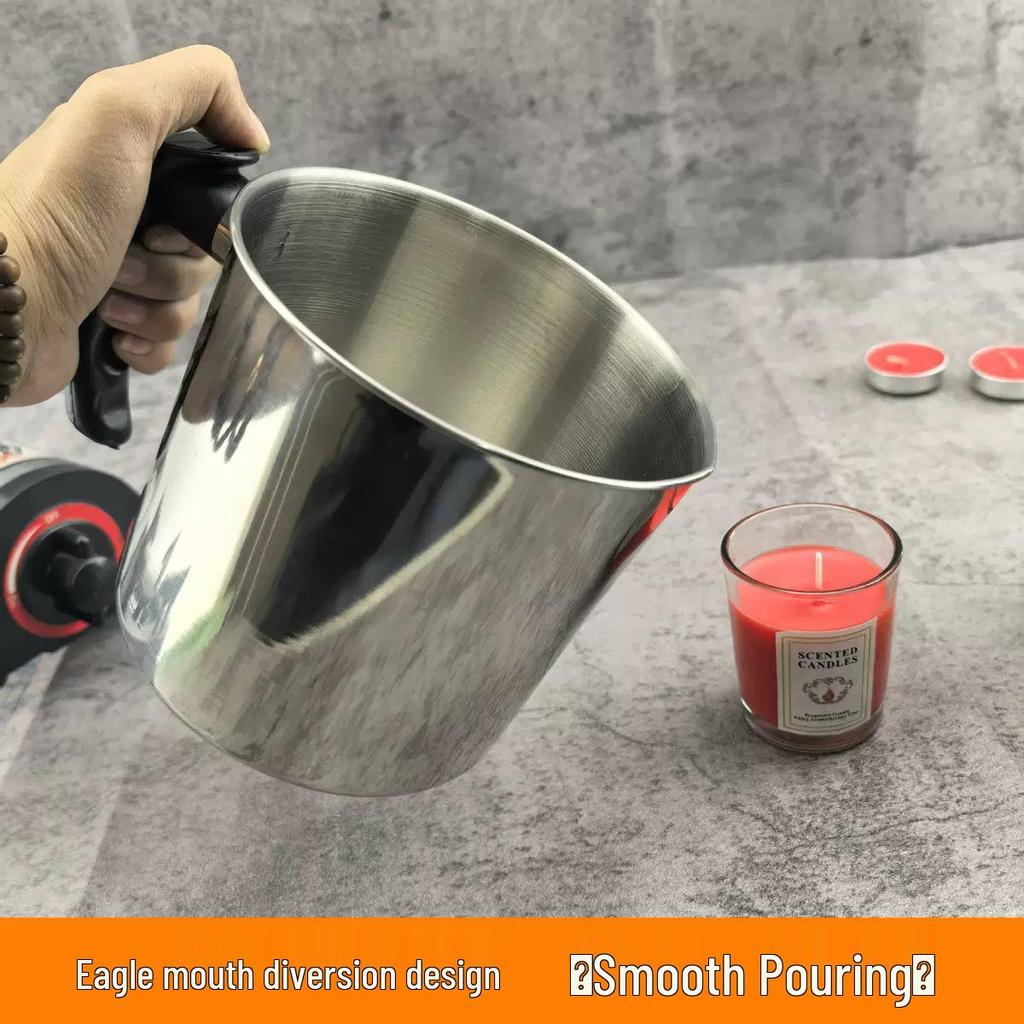 Stainless Steel DIY Wax Melting & Coffee Latte Art Cup for Aromatherapy and Crafts