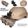BOOIU Metal/Nylon L4G24 NVG Hjelmmonteringsholder til PVS15/18 GPNVG18 Brille Natkikkert Støtte Udendørs Taktisk Hjelmbeslag