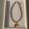 Exquisite Beaded Necklace with Glass Fish Pendant Handmade Clavicle Chain Unisex Choker Versatile Accessory for Women