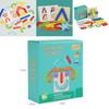 Creative Wooden Geometric Shape Puzzle Nail Board Kid Toy For Early Learning