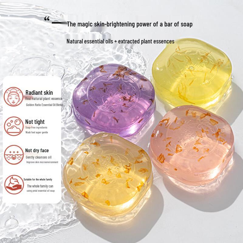AIFUJIAPIN Jasmine Petal Essential Oil Handmade Soap