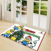 1Pc Christmas Minion Celebration Carpet Rug Soft Washable Antislip Home Living Room Sofa Mats Personalized Christmas Rug