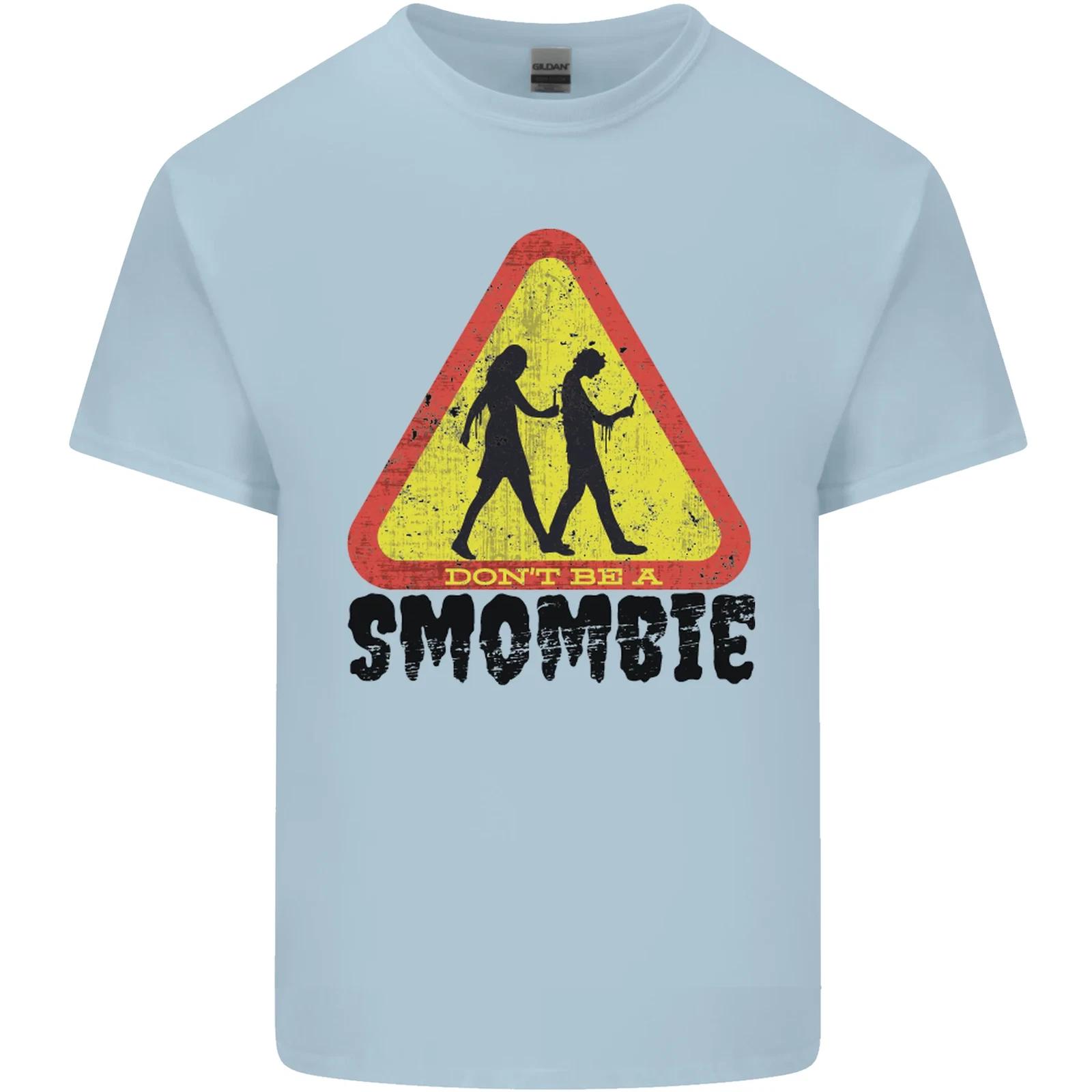 Smombie Antisocial Phone Smartphone Addict Kids T-Shirt Childrens 4XL