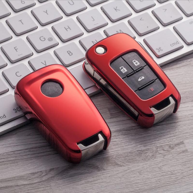 For Buick Regal Excelle Chevrolet Cruze Captiva Malibu Key Start Foldable Car TUP Key Case Key Cover