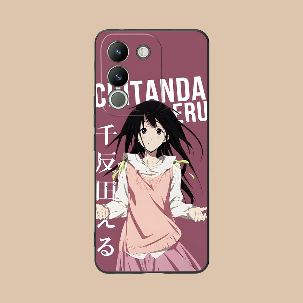 Hyouka Chitanda Matte TPU Mobile Phone Case for VIVO V60 V50 V40 V30 V29 V27 V25 V23 Pro Lite 5G Colorful Printing Cover