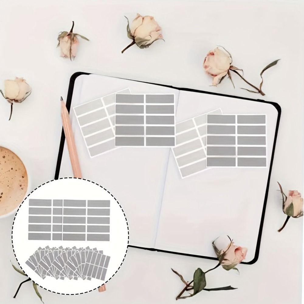 100pcs Rectangular Scraping Stickers Scratch Cards Creative Scratch Off Cards  Party Activity