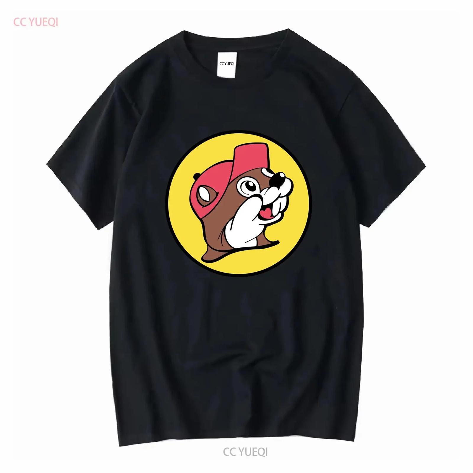 

BUC EES Simple Beaver Head Logo Black T SHIRT Adult L Gas Station Travel Store vintage Washed Versatile homme designer clothes XXXXXL різнокольоровий
