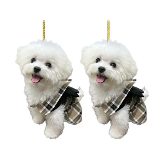 

Cat Car Charm Acrylic Rearview Mirror Pendant Cute Backpack Keychain D