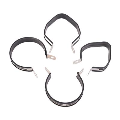 Motorrad 60,5 mm Auspuffrohr 51 mm Schalldämpfer Universeller Befestigungsring Kohlefaser Halter Klemme Befestigungsring Stützhalterung