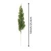Christmas Artificial Branches With Red Berry Stems,10.5in Faux Norfolk Leaves Stems, Fake Foliage Needles Picks For DIY Craft Garland Home Decor