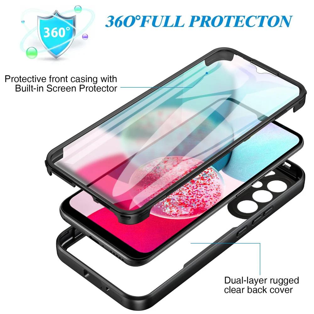 360 Fullt Dekkende Etui For Samsung S25 Ultra S23 Plus S21 S20 S25 Edge Funda For Samsung S24 Ultra S25 Skjermbeskytter Telefondeksel