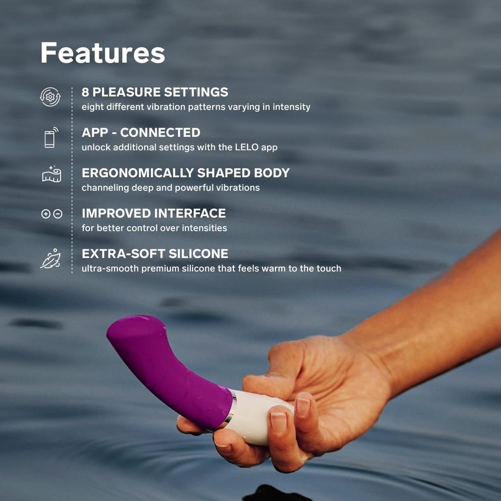 LELO GIGI 3 App Controlled Vibrator for 8 Pleasure Vibrator for Sex Adult Toy G-Spot Women, Settings, Women, Toy, (Deep Rose)