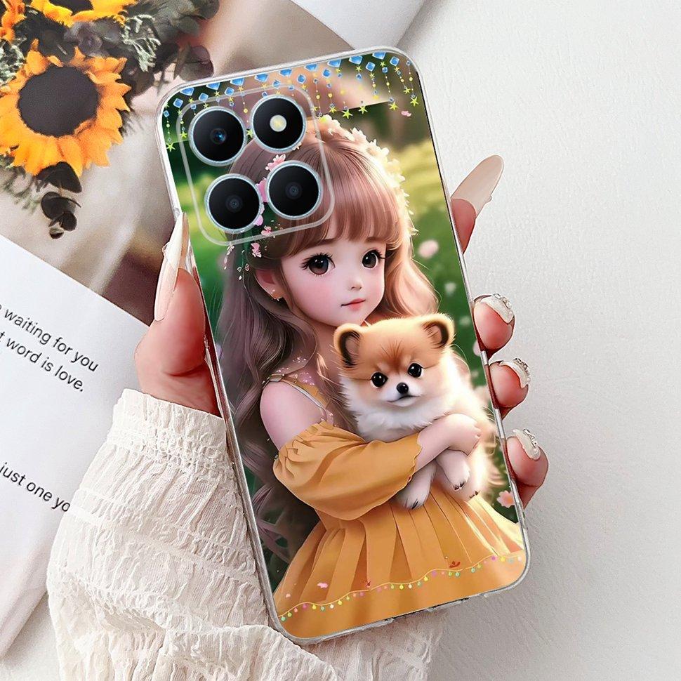 For Huawei Honor X6a Case Cute Animals Soft Silicone Phone Cases For Honor X 6A 6B X6a X6b HonorX6a Cover Ultra-thin TPU Housing