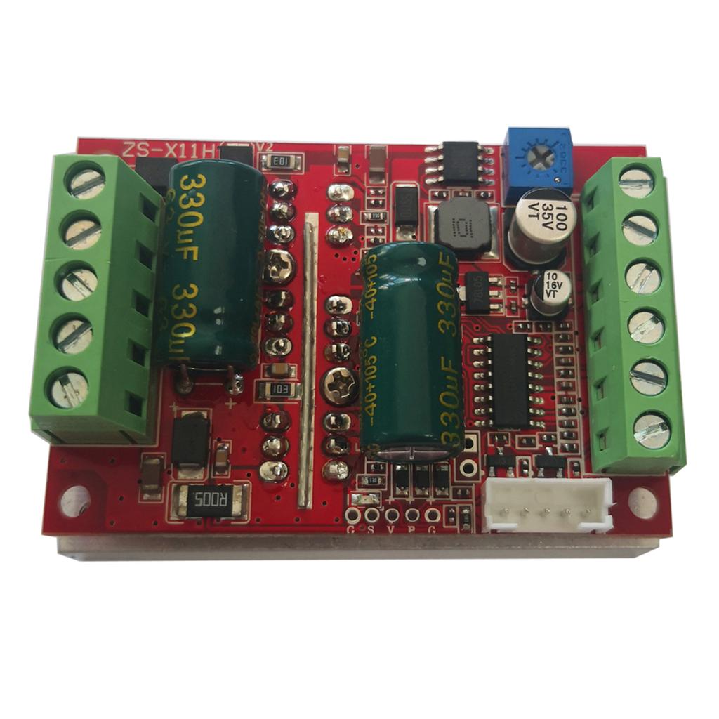 Industrial Grade 350W 6-60V PWM DC Brushless Electric Motor Speed Controller with Hall Motor Drive Board High-power