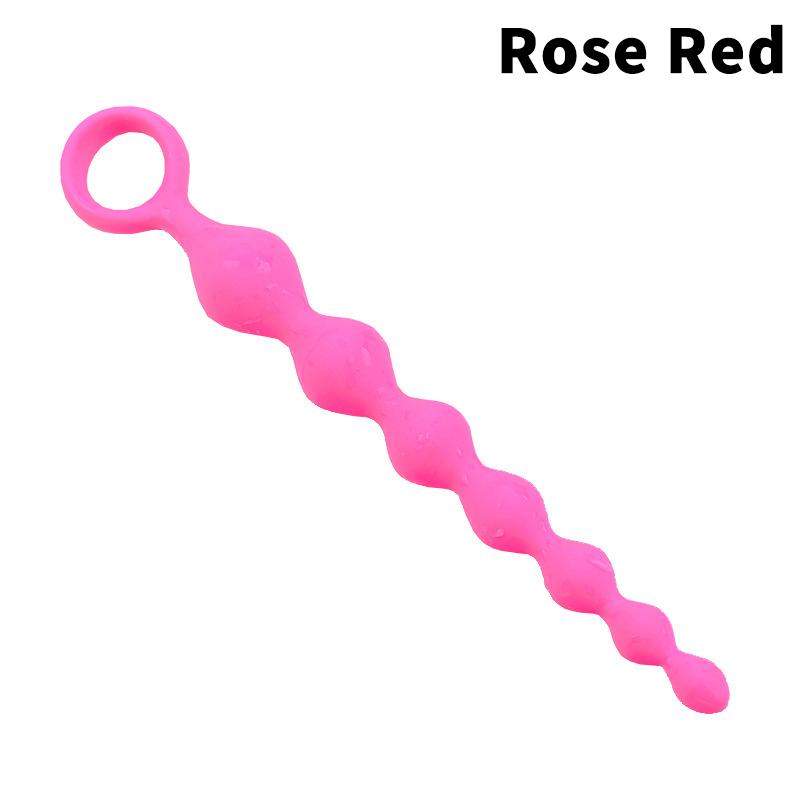 20.7cm 18+ Adult Women Men Couple Flirt Gay Erotic SM Sex Toys Silicone Anal Beads Prostate Stimulator Ball Butt Plug Anal Plug