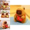 Capybara Plush Bag Hangtag With Pp Cotton Filling For Kids Playroom Decor