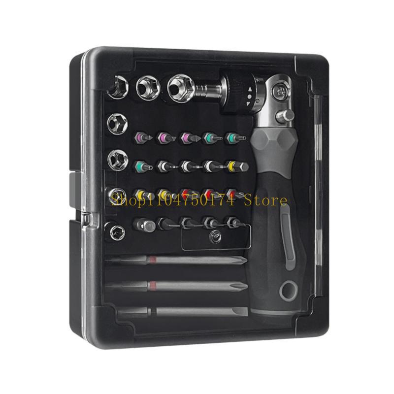 Ergonomic Ratchet Screwdriver Precisions Bit Heat Treated Steel Extendable Shaft For Mobile Phone top sale