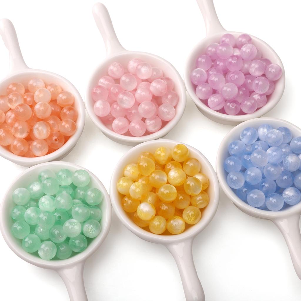 5/10 Buc Margele Rotunde din Rășină Lună Stele pentru DIY Colier Brățară Cercei Bijuterii Artizanale Accesorii pentru Confecționare