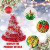 Shiny Tinsel Colorful Poms Christmas Tree Hat Role-Playing Costume Hat  Photo Props