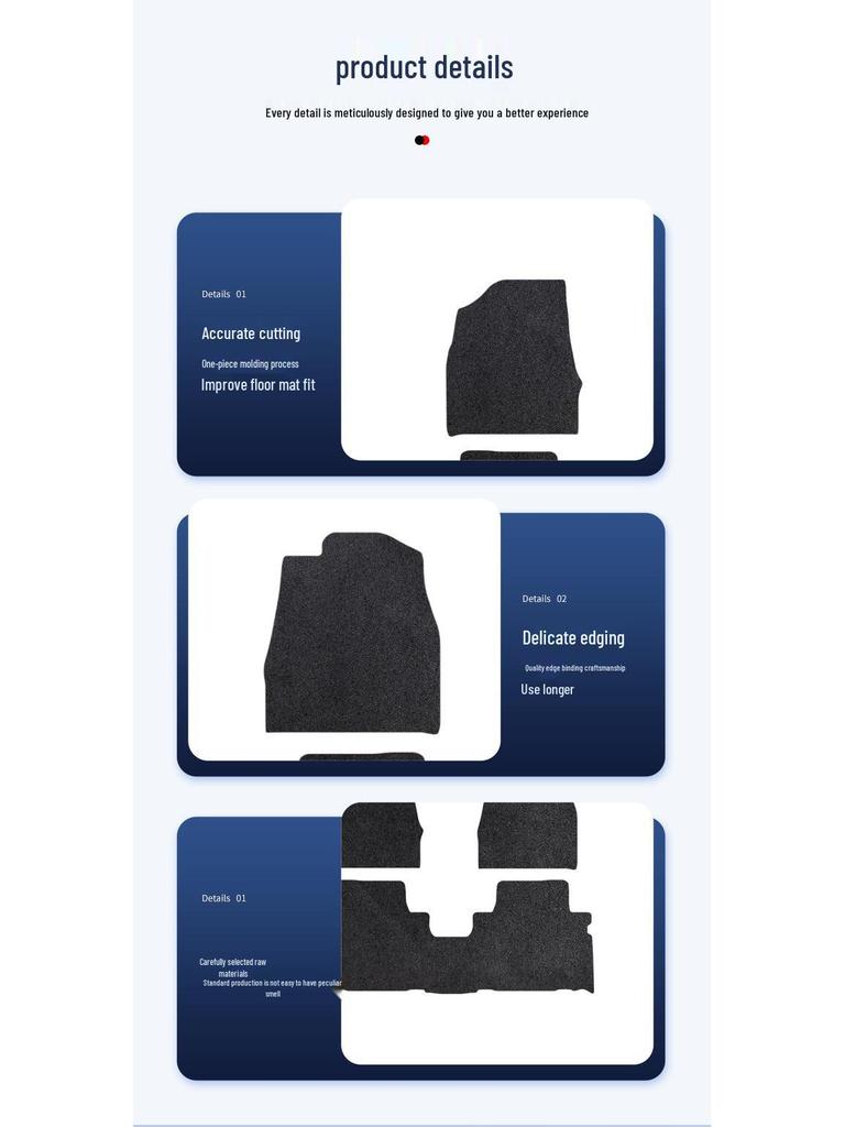 2024 Toyota Alphard Black Nylon Floor Mats - Dirt-Resistant Interior Accessories