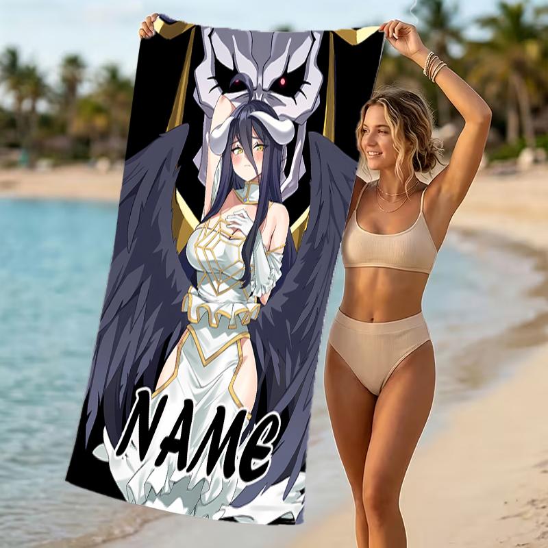 Customizable Personalized Beach Towels Overlord Themed designs.Suitable for the Beach, Yoga, Sports;ideal As Beach Accessories