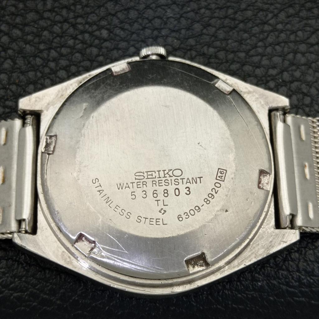 VINTAGE SEIKO 5 AUTOMATIC 6319A JAPAN MENS BLUE COLOR DIAL WATCH a500847-5 R154-a500847