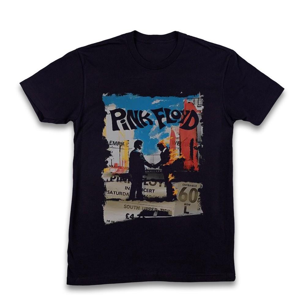 

Pink Floyd Wish You Were Here Album Art Unisex Black T-shirt, Size S-5XL Unisex T-Shirt XXL