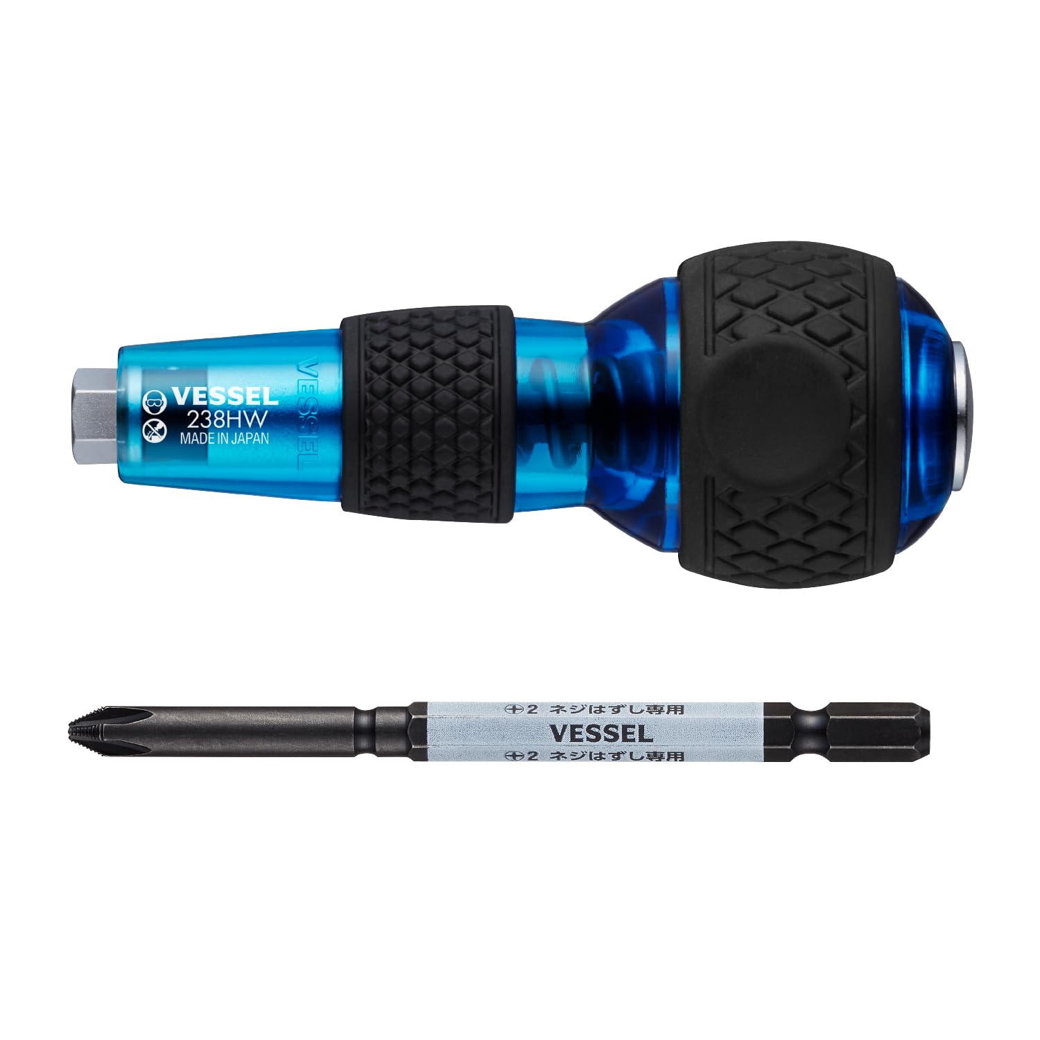 

VESSEL Hazusel Ball Grip Impactor Galaxy Limited Edition Blue Hazusel Bit (Includes +2x100) 238HW-2GBL синий