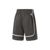 Li Ning Basketball Series Printed Loose Fit Comfortable Breathable Basketball Shorts Men Shorts Gravel-Gray Obsidian-Gray AAPU103-4