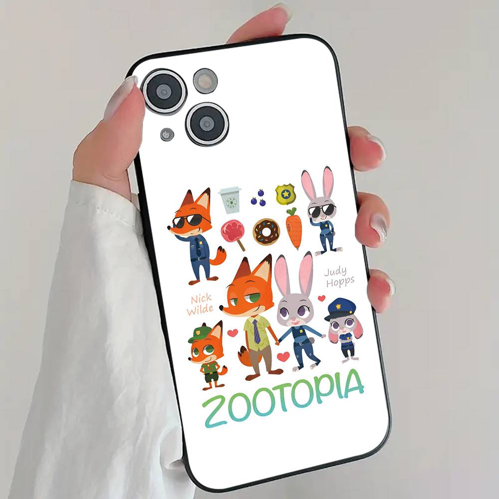 z-zootopia-a  Phone Case Silicone Soft For iPhone 17 Air 16 15 14 13 12 11 Plus Pro Max Plus