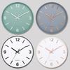 12 Inch 30CM Silent Wall Clock, Creative and Fashionable, Three-dimensional Digital Minimalist Clock for Home Living Room