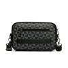 Neformální obchodní taška přes rameno pro muže PU kožená taška přes rameno Malé kabelky crossbody Square kostkované designové pánské kabelky na popruh