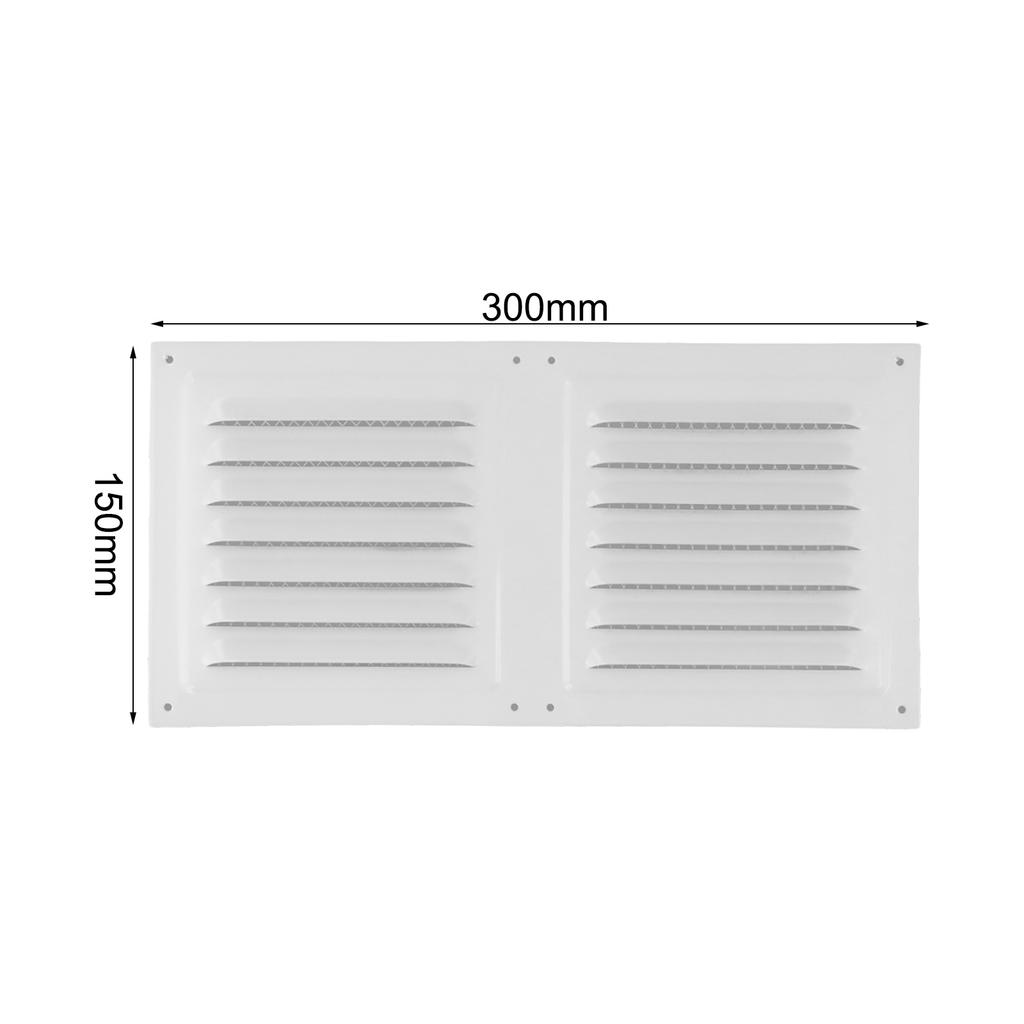 Airflow Grille Airflow Vent Cover Built-in Insect Screen Compact Size Optimal Airflow For Cooling For HVAC Systems