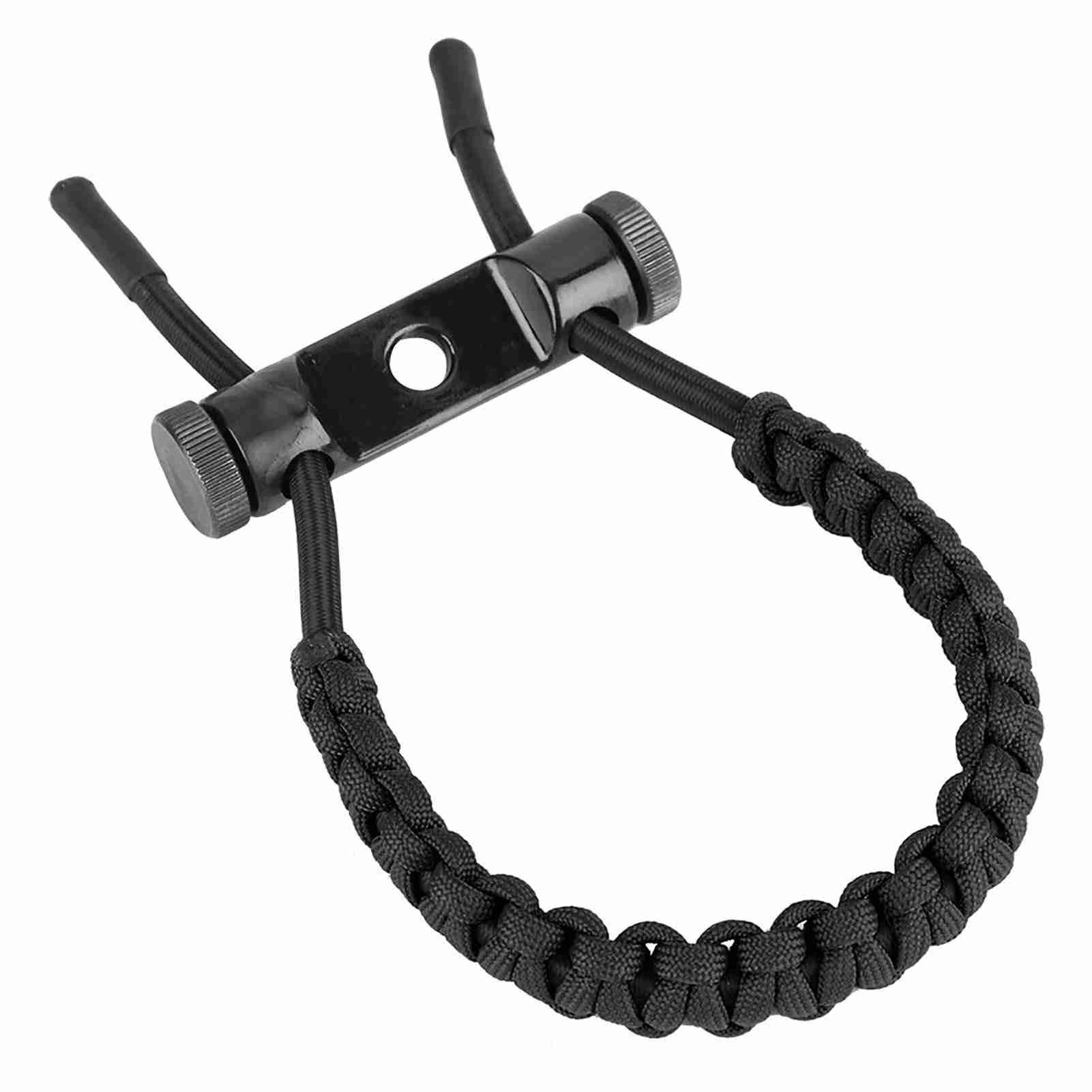 

Archery Equipment Adjustable Compound Wrist Rope Polyester Braided Strap Cord (Black) чорний
