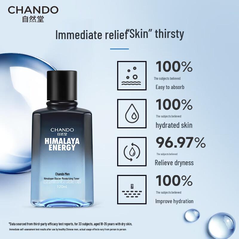 CHANDO Men's Himalayan Glacier Hydrating Toner 120mL