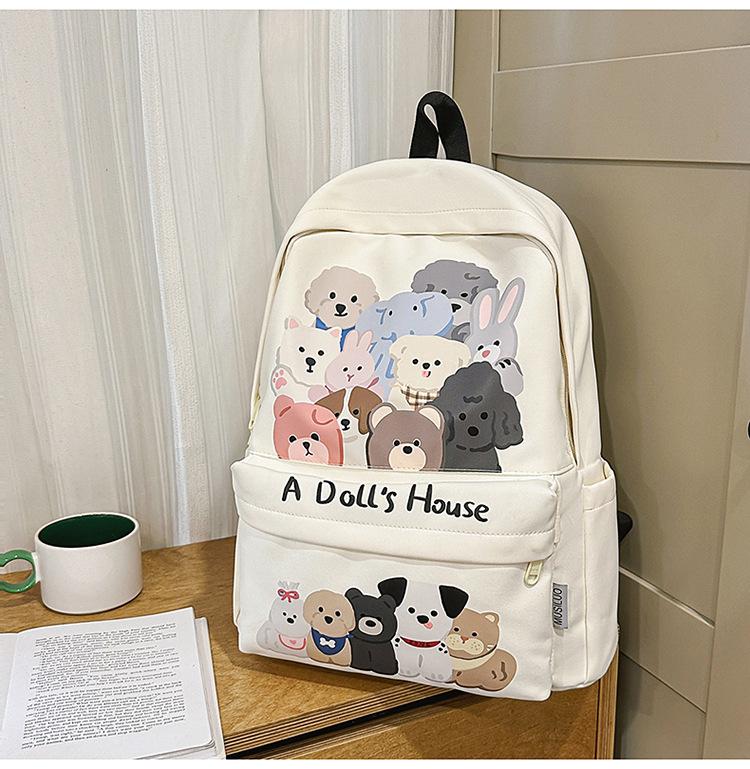 

Японский рюкзак с милыми мультяшными животными для учеников средней школы — легкий и качественный. Small 28*10*36cm