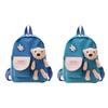 Cartoon Bear Toy School Bag for Girl Cute Kids Kindergarten Schoolbags Children