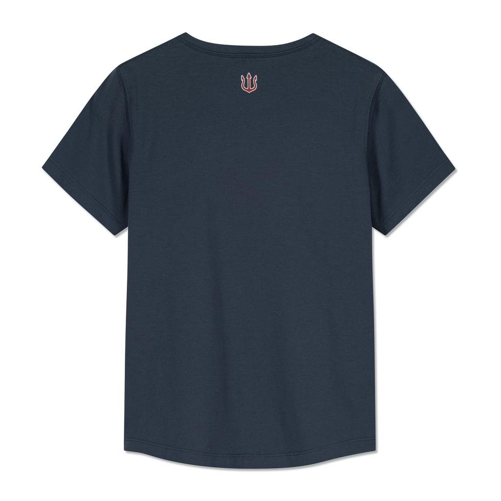 VERUTUM Arch Logo T-Shirt Navy