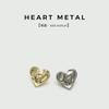Heart-shaped Metal Buckle with Concave and Convex Surfaceheart-shaped Button Topwomen's Cardigan Buttonovercoat Buttoncasual Jacket Buttonsuit Button