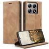 For Xiaomi 14T Pro Case CASEME 013 Series Card Holder Stand Leather Phone Cover