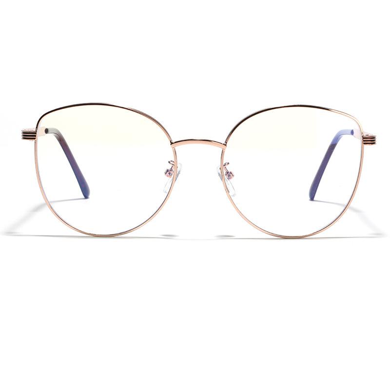 Cat'S Eye Retro Glasses, Sexy Face-Covering Glasses, Women'S Large-Frame Flat Glasses, Men'S