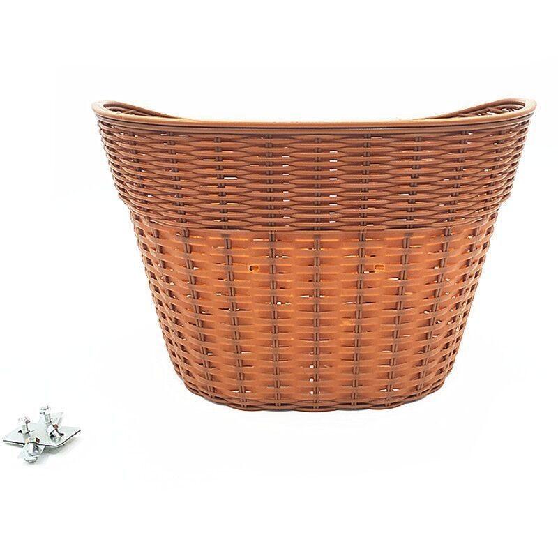 Bike Front Handlebar Basket Removable Vintage Style Convenient And Practical