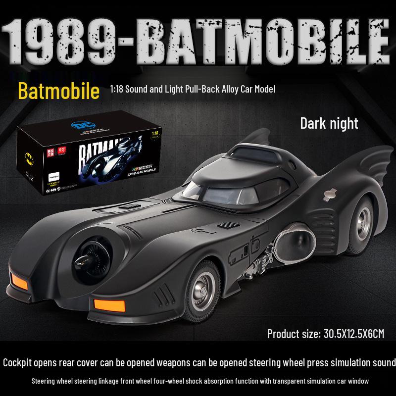 

1:18 Licensed 1989 Batman Batmobile Alloy Model