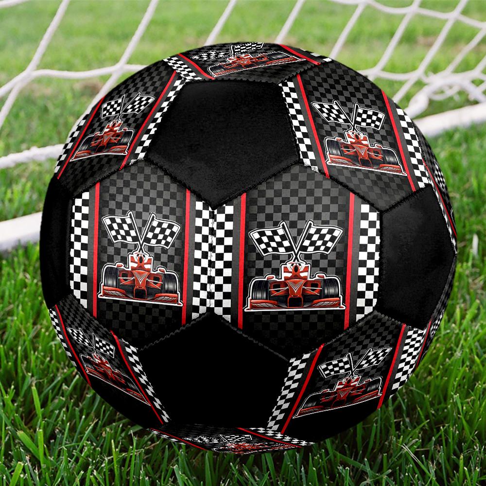 Racing Theme Size 5 Soccer Ball, Suitable for Both Indoor and Outdoor Matches, a Gift Suitable for Everyone.